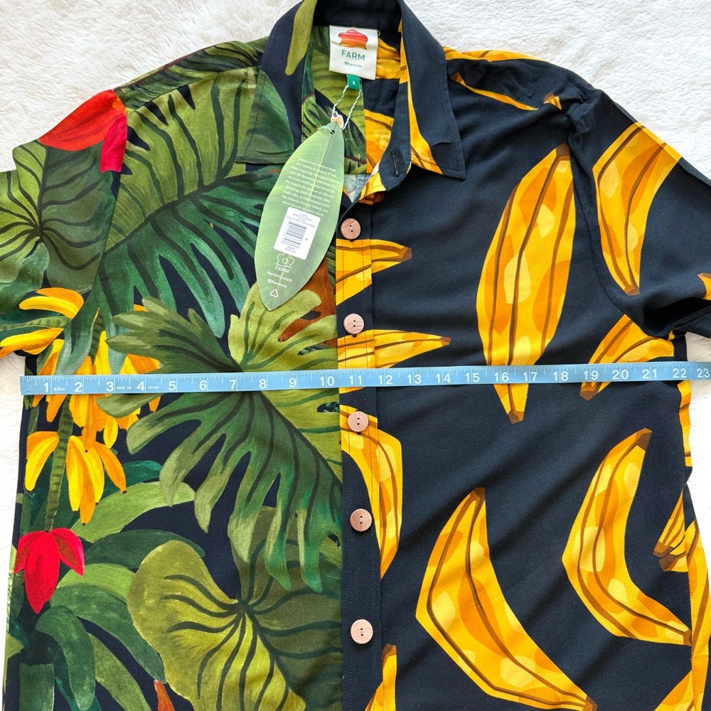 NWT!!! FARM 2 pieces women set blouse/ shorts size S Retail 195$ - Picture 8 of 15